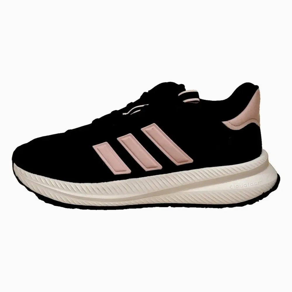 Adidas Cloudfoam Women’s Running Walking Sneakers Black/Pink Size 7.5 EUC
